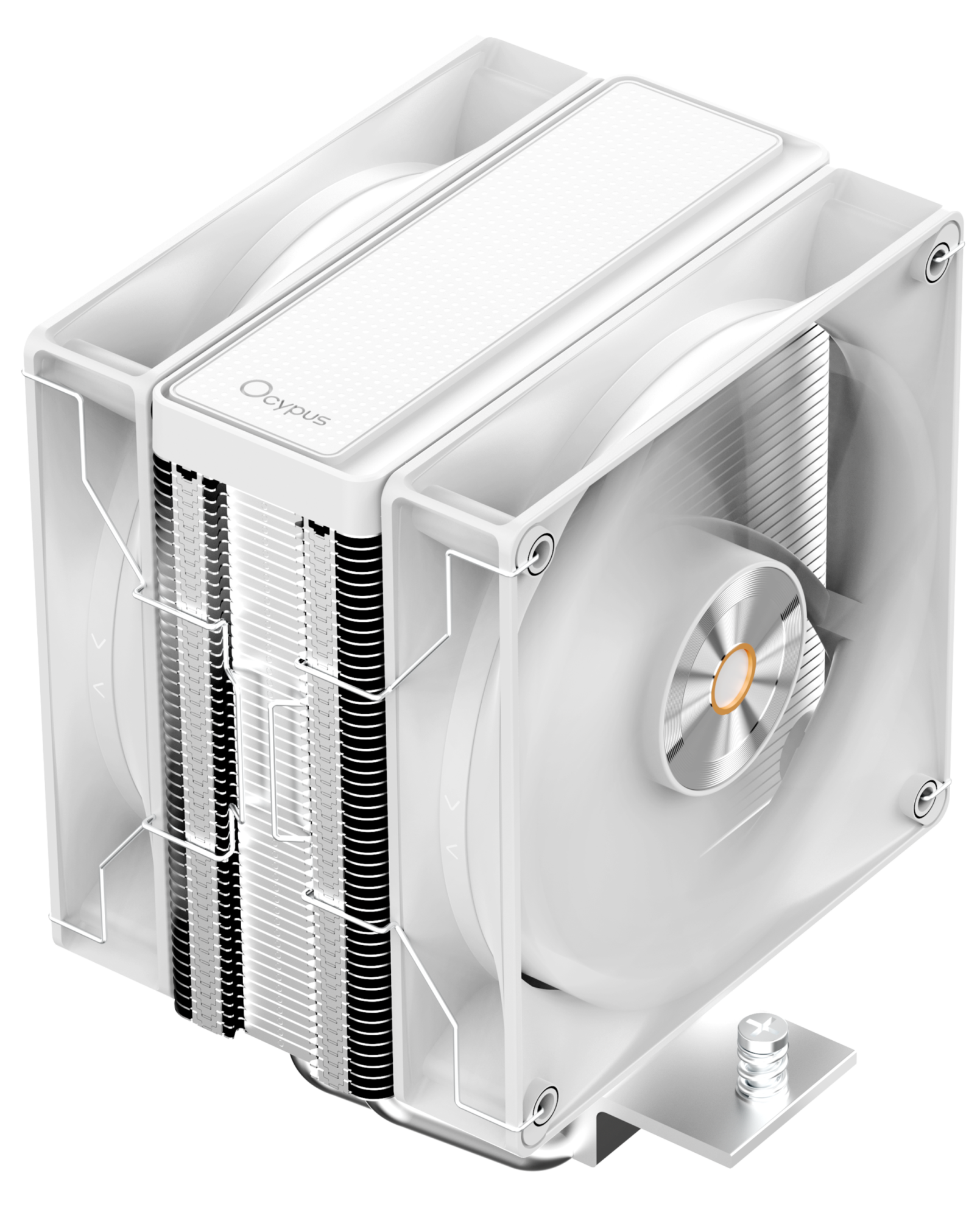 Вентилятор для процессора Ocypus Delta A40 Elite WH Dual Fan Белый (Delta-A40-WH2NNWN00X-GL)