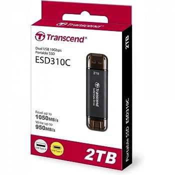 Внешний жесткий диск SSD 2TB Transcend TS2TESD310C (TS2TESD310C)