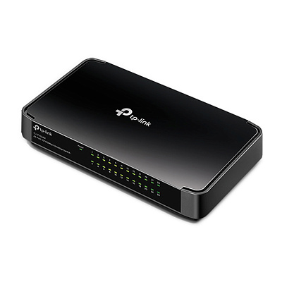 Коммутатор TP-Link TL-SF1024M 24-портовый 10/100 Мбит/с настольный (TL-SF1024M)