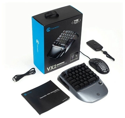 Комплект игровой GameSir VX2 (состоит из: кейпад GameSir-VX2, мышь GM400 и приемник VX Receiver) (GameSir-VX2)