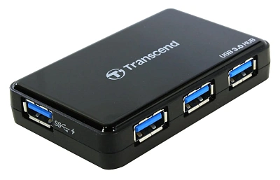 Разветвитель Transcend TS-HUB3K, USB3.0 4-Port HUB (TS-HUB3K)
