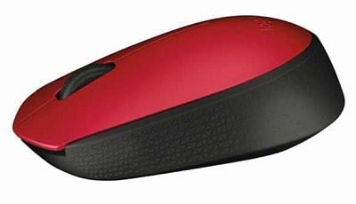 Компьютерная мышь   Logitech беспроводная M171 Red (910-004641)