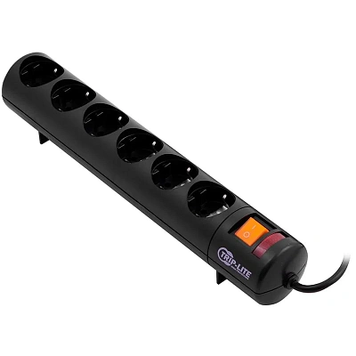 Сетевой фильтр TrippLite GR16-1379T, 6 розеток, 1.5м, Black (GR16-1379T 1.5M)