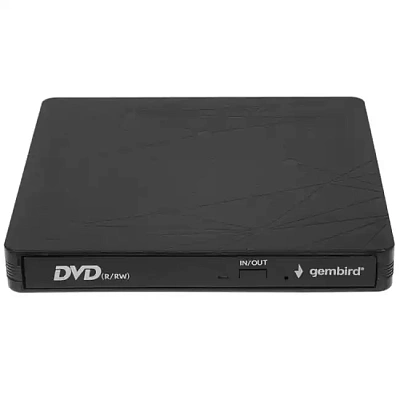 Внешний оптический привод Gembird DVD-USB-03C, black, box (DVD-USB-03C)