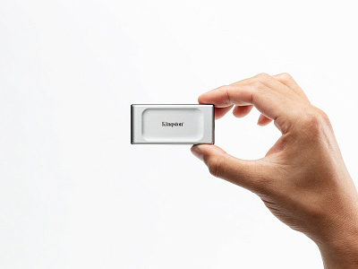 Внешний жесткий диск SSD 500GB Kingston серый (SXS2000/500G)