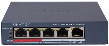 Коммутатор Hikvision DS-3E1105P-EI/M PoE  (DS-3E1105P-EI/M)