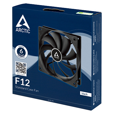 Кулер для корпуса ARCTIC F12, Black (ACFAN00201A)