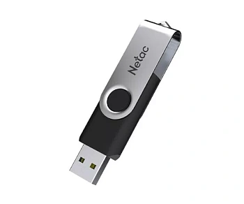  USB Флеш 64GB 3.0 Netac U505 серебристый/черный (NT03U505N-064G-30BK)