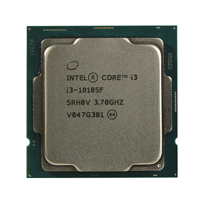 Процессор Intel Core i3 10105F, LGA1200, OEM (i3-10105F)