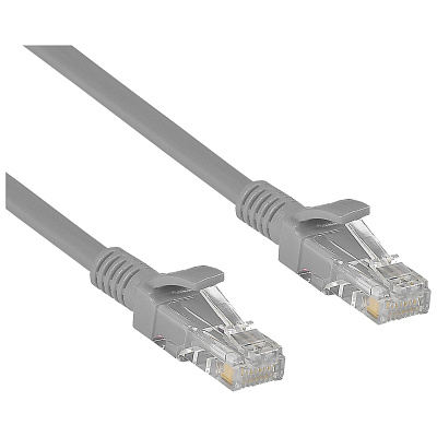 Патч-корд 5м UTP Cablexpert PP31-5M кат5e серый (PP31-5M)