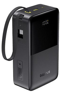 Портативный внешний аккумулятор Baseus EnerFill FC51, 30000mAh 22.5W - Black (E0028100)