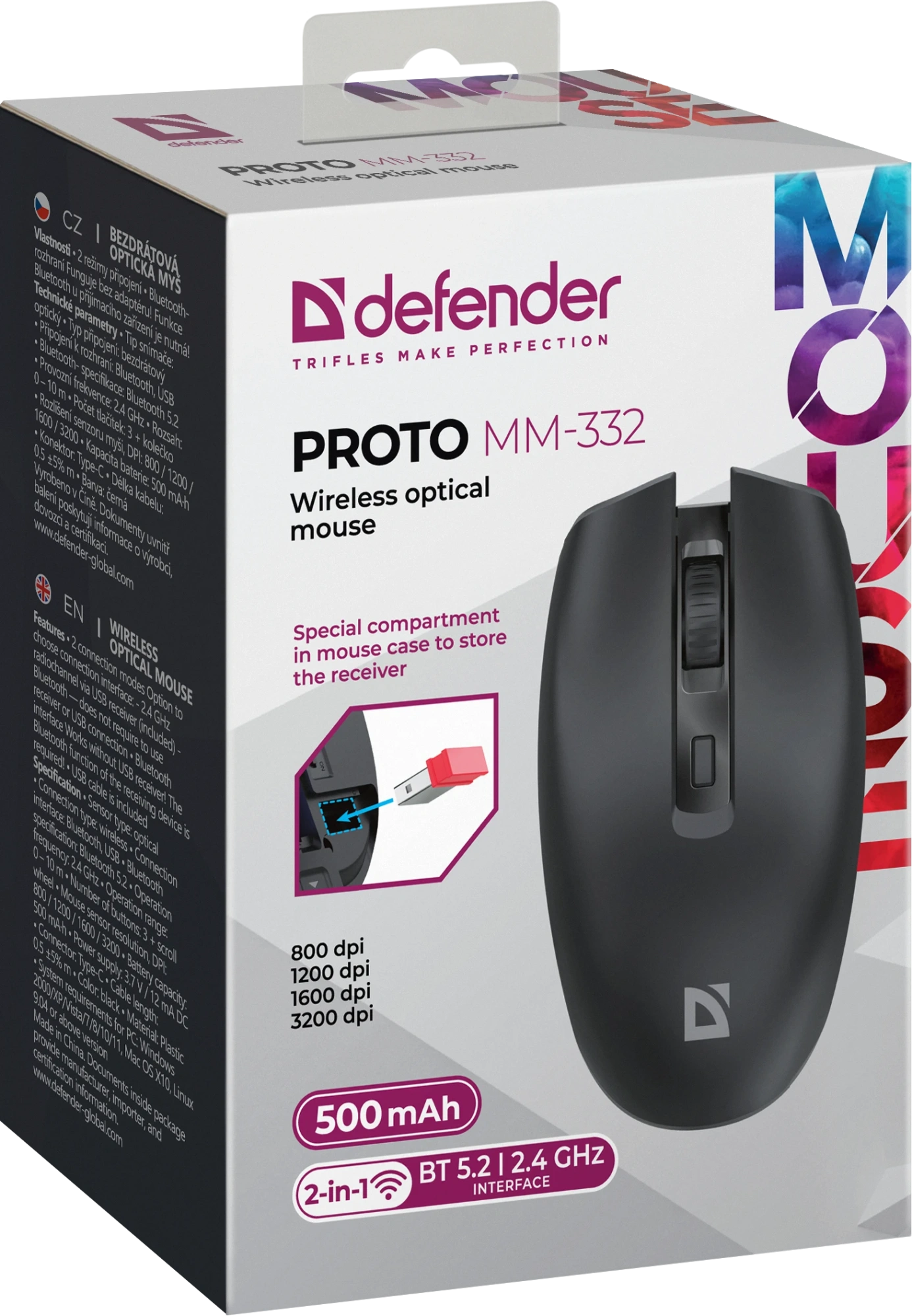 Мышь Defender Proto MM-332, Black (52332)
