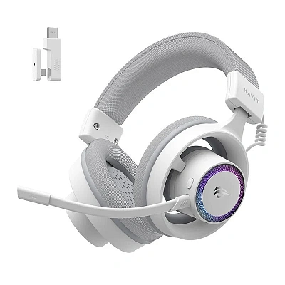 Наушники Havit Fuxi-H8SE, white+gray (2.0301200401035E+15)