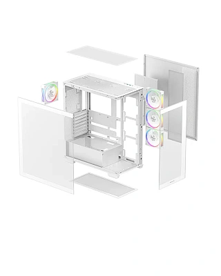 Корпус DeepCool CG580 4F V2 WH (R-CG580-WHADA4-G-2)