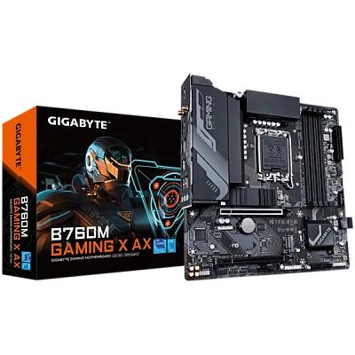 Материнская плата Gigabyte B760M Gaming X AX (B760M GAMING X AX 1.1/B760M GAMING X AX 1.2)