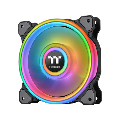 Кулер для компьютерного корпуса Thermaltake Riing Quad 12 RGB (CL-F088-PL12SW-C)