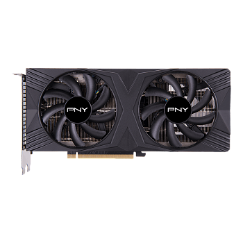 Видеокарта PNY GeForce RTX 4070 SUPER 12GB VERTO Overclocked Dual Fan DLSS 3 (VCG4070S12DFXPB1-O)