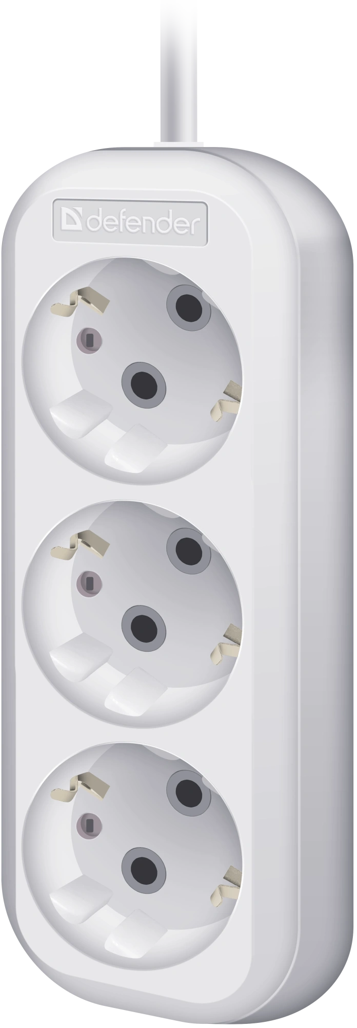 Удлинитель с заземлением Defender R330 16 А, 10 м, 3 розетки, белый (99369) Удлинитель с заземлением Defender R330 16 А, 10 м, 3 розетки, белый (99369)
