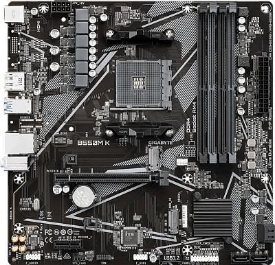 Материнская плата Gigabyte B550M K (B550M-K)