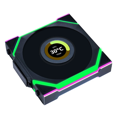 Вентилятор для корпуса Lian Li UNI FAN SL WIRELESS LCD 1x120mm (G99.12SLLCD1W1B.00)