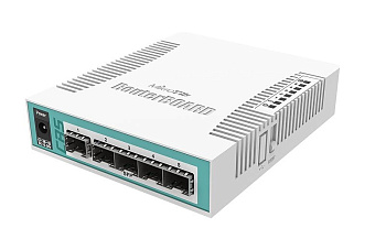 Сетевой коммутатор MikroTik CRS106-1C-5S Cloud Router Switch 5SFP, 1Combo 1000BASE-T/SFP (CRS106-1C-5S)
