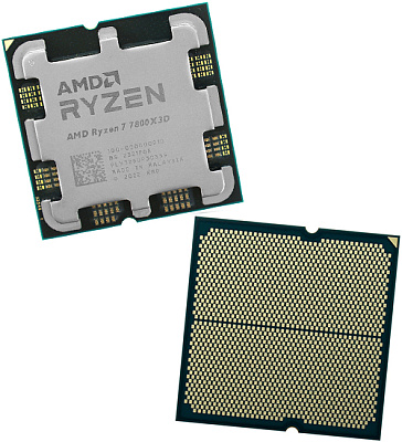 Процессор CPU AMD Ryzen 7 7800X3D, 4.2GHz/ 8core/ 16thread/ 8+96Mb/ 120W Socket AM5 (100-000000910)