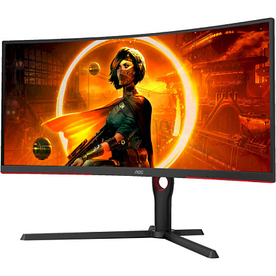Монитор AOC CQ32G3SU - Black-Red, 31.5" (CQ32G3SU)