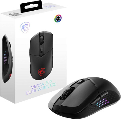Мышь MSI Versa 300 Elite Wireless, Черный (VERSA 300 ELITE W)