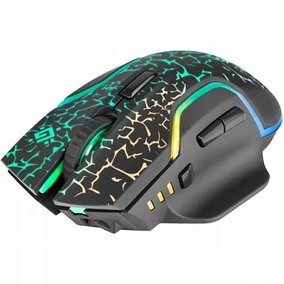 Мышь беспроводная игровая Defender Oneshot GM-067, RGB (52067)