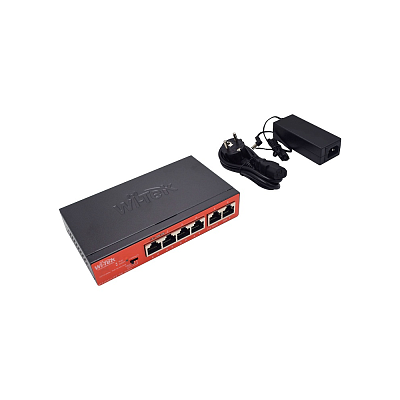 Коммутатор неуправляемый Wi-Tek WI-PS205 v4  (WI-PS205 v4)