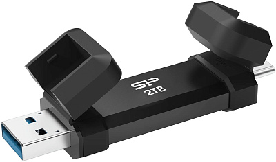 Внешний SSD Silicon Power DS72 500GB Black (SP500GBUC3S72V1K)