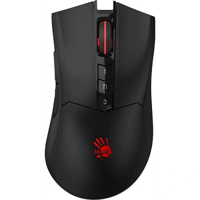 Мышь игровая беспроводная Bloody R90Plus-Stone Black (R90Plus Stone Black)