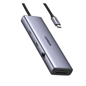  USB Хаб портов Ugreen CM498 Silver (15600)