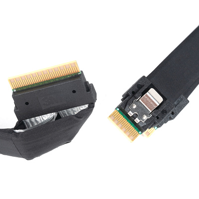 Кабель интерфейсный Slim SAS NVMe Supermicro CBL-SAST-1250F-85 (CBL-SAST-1250F-85)