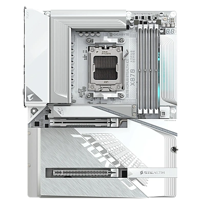 Материнская плата Gigabyte X870 AORUS STEALTH ICE (X870 A STEALTH ICE)