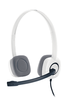 Наушники компьютерные Logitech H150 Белая 3,5мм (981-000350)