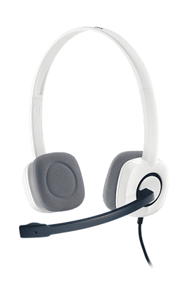 Наушники компьютерные Logitech H150 Белая 3,5мм (981-000350)