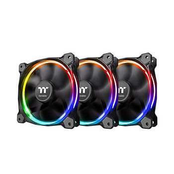 Кулер для компьютерного корпуса Thermaltake Riing 12 RGB Sync Edition (3-Fan Pack) (CL-F071-PL12SW-A)