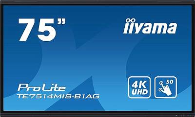 Интерактивная панель 75" iiyama Pro Lite TE7514MIS-B1AG, VA, 4K (TE7514MIS-B1AG)