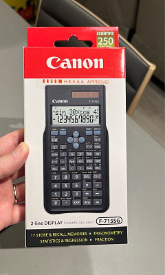 Калькулятор Canon F-715SG BK DBL (5730B001AD)