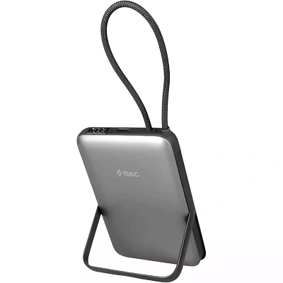 Пауэрбанк ttec Recharger M LCD, 10.000 mAh (2BB230GR)