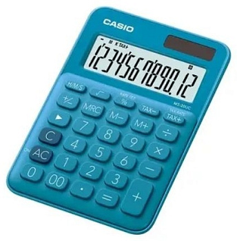Калькулятор настольный CASIO MS-20UC-BU-W-EC (MS-20UC-BU-W-EC)