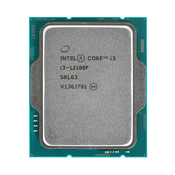 Процессор Intel Core i3 12100F, LGA1700, OEM - без встроенного видео (i3-12100F)