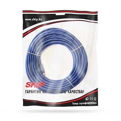 Патч Корд SHIP Cat.6 UTP RJ-45 20 м S6025BL2000-P (S6025BL2000-P)