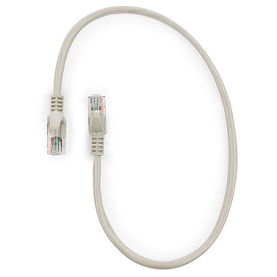 Патч-корд UTP Cablexpert, кат. 6, 0.5м, серый (PP6U-0.5M)