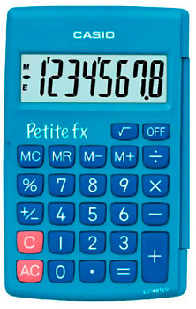 Калькулятор карманный CASIO LC-401LV-BU-W-A-EP (LC-401LV-BU-W-A-EP)