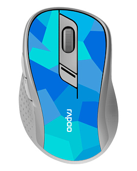 Компьютерная мышь   беспроводная RAPOO M500, Blue (18108)
