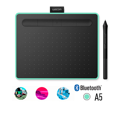 Графический планшет Wacom Intuos Medium Bluetooth (CTL-6100WLE-N)