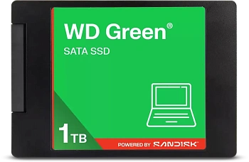 Твердотельный накопитель SSD POWERED BY SANDISK WD Green 1TB 2.5' (WDS100T5G0A)