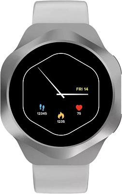 Смарт часы Canyon Hexagon 88 BT-CALL Silver (CNS-SW88SS)